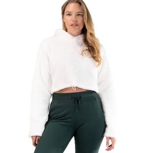 NWOT Balance Atheltica Sherpa Hood-Cloud